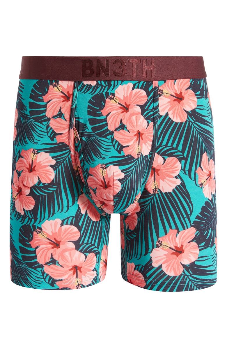 BN3TH Classic Icon Boxer Briefs, Alternate, color, Hibiscus Bloom-Zesty