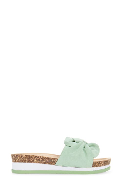 Extreme By Eddie Marc Knot Platform Slide Sandal