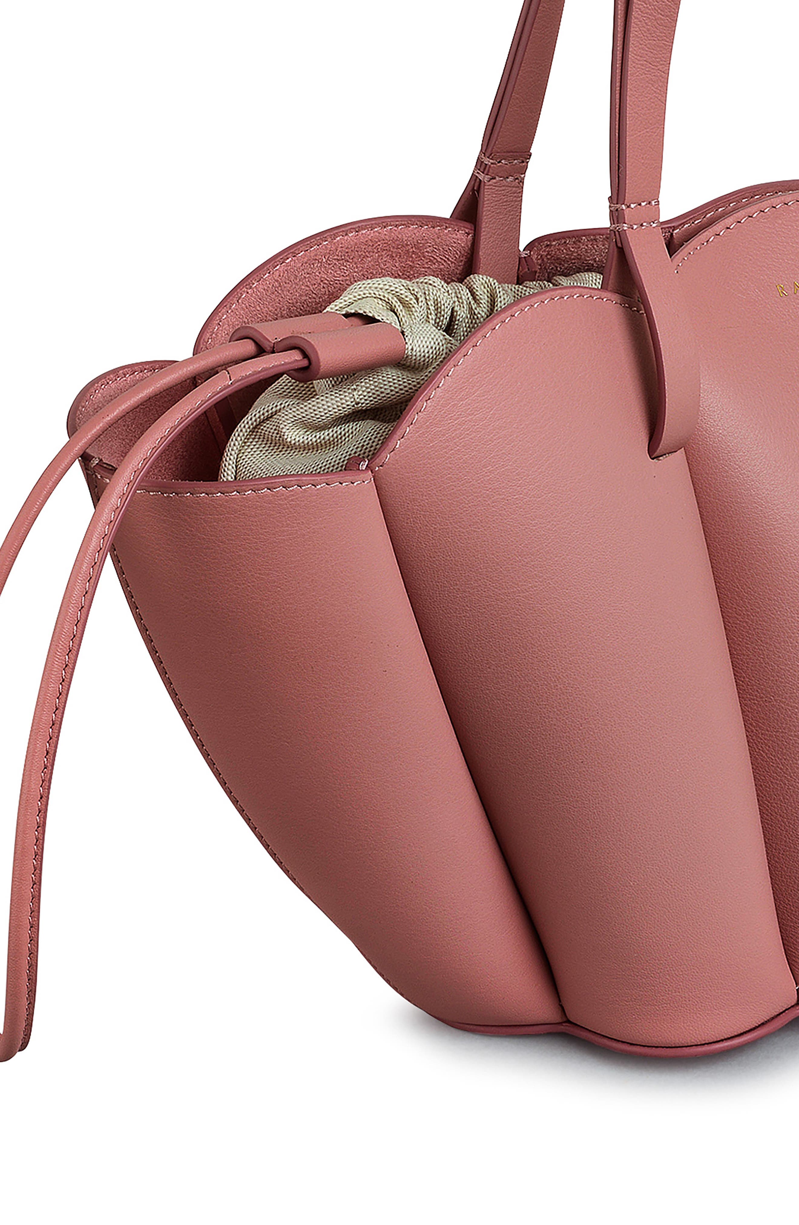 Radley x Kentucky Derby Lily Small Leather Tote, Alternate, color, Sienna Pink