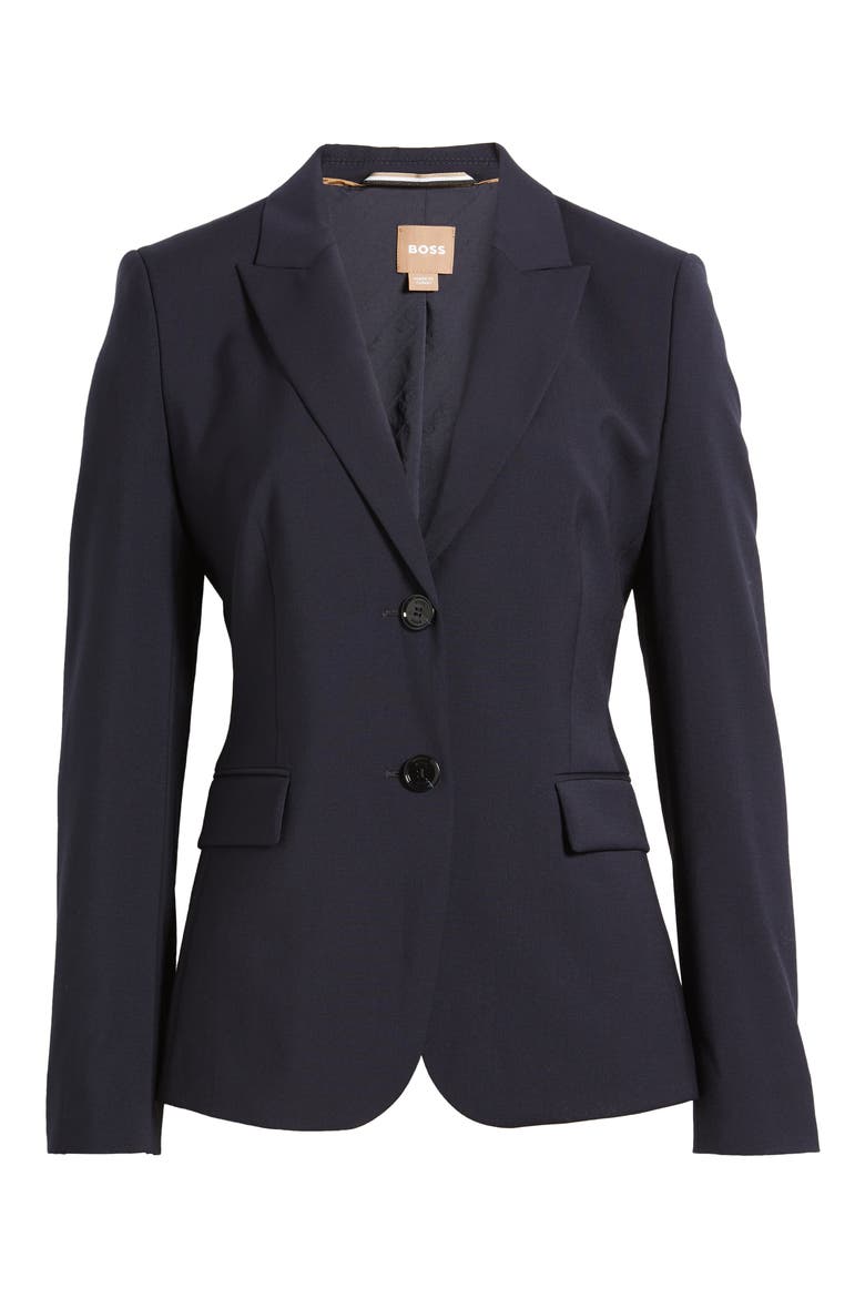 Juleah Wool Blazer, Alternate, color, SKY CAPTAIN