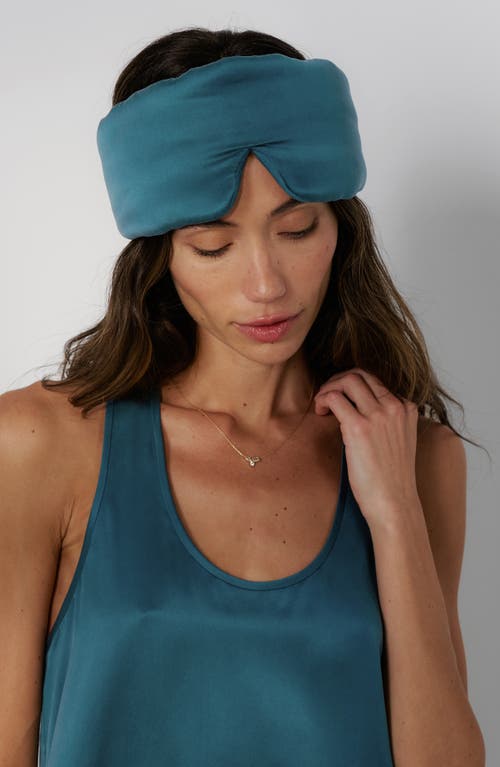 Lunya Silk Sleep Mask In Blue