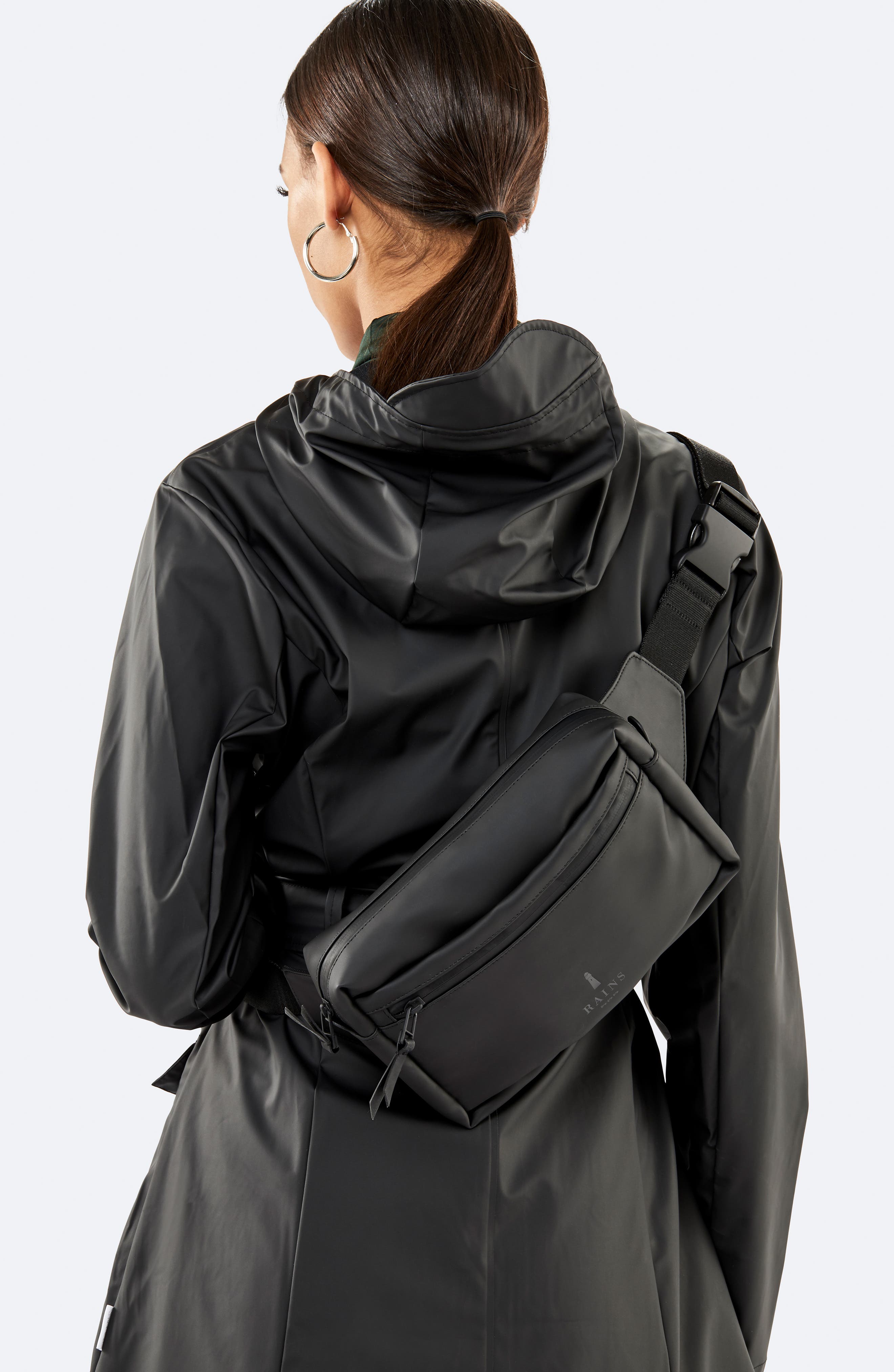 Rains Waterproof Belt Bag, Alternate, color, 