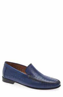 Mezlan Perforated Moc Toe Loafer