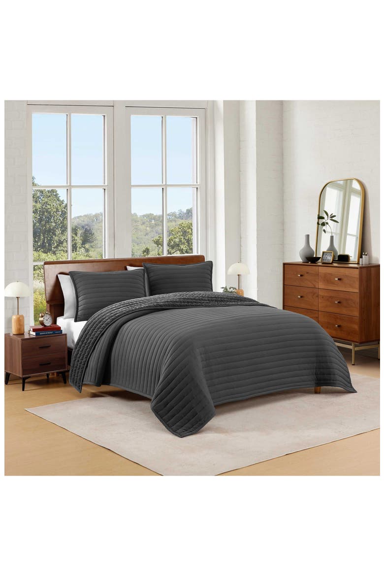 Classic Comfort 2-Piece Quilt Set, Alternate, color, CHARCOAL GREY