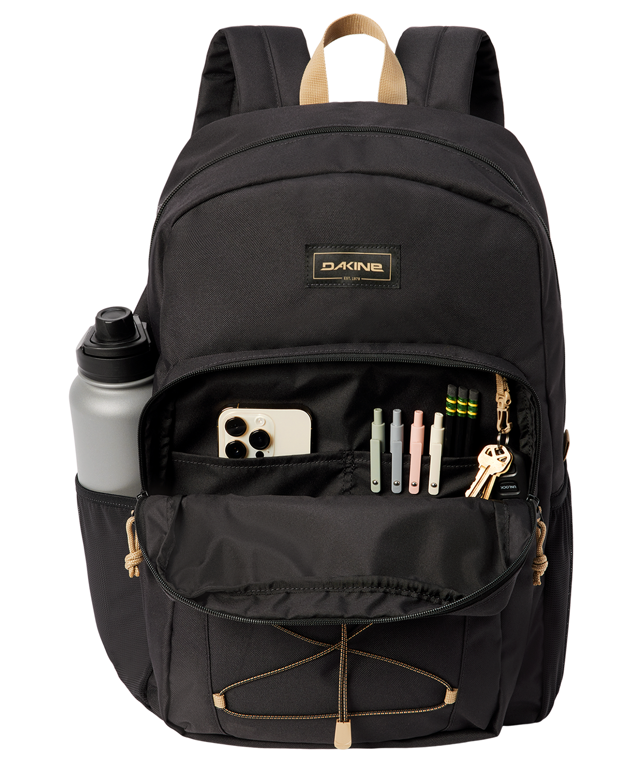 DAKINE Educated Backpack 30L Lifestyle Street Pack, Alternate, color, Black Onyx