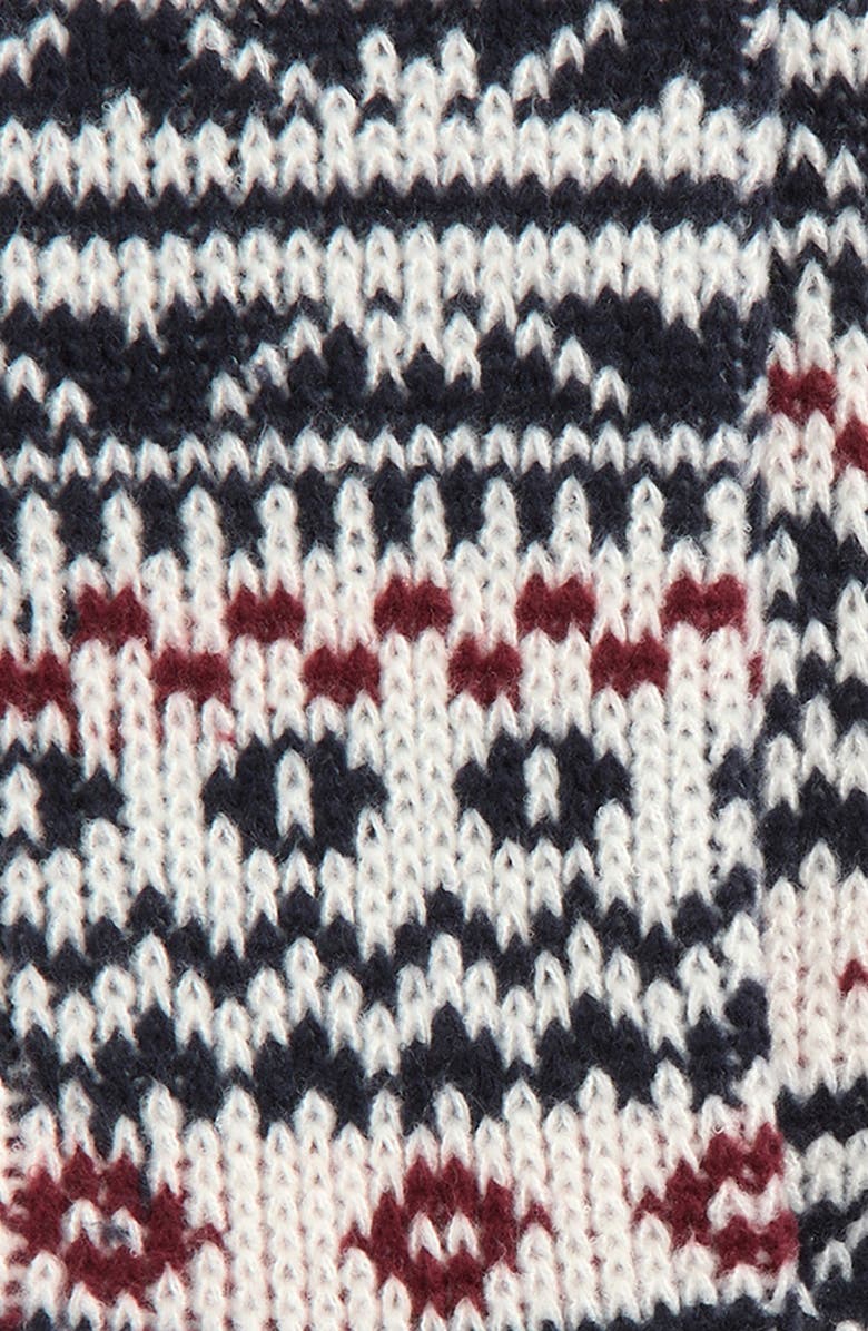 Nordstrom Apres Skis Crew Socks, Alternate, color, Blue Fairisle