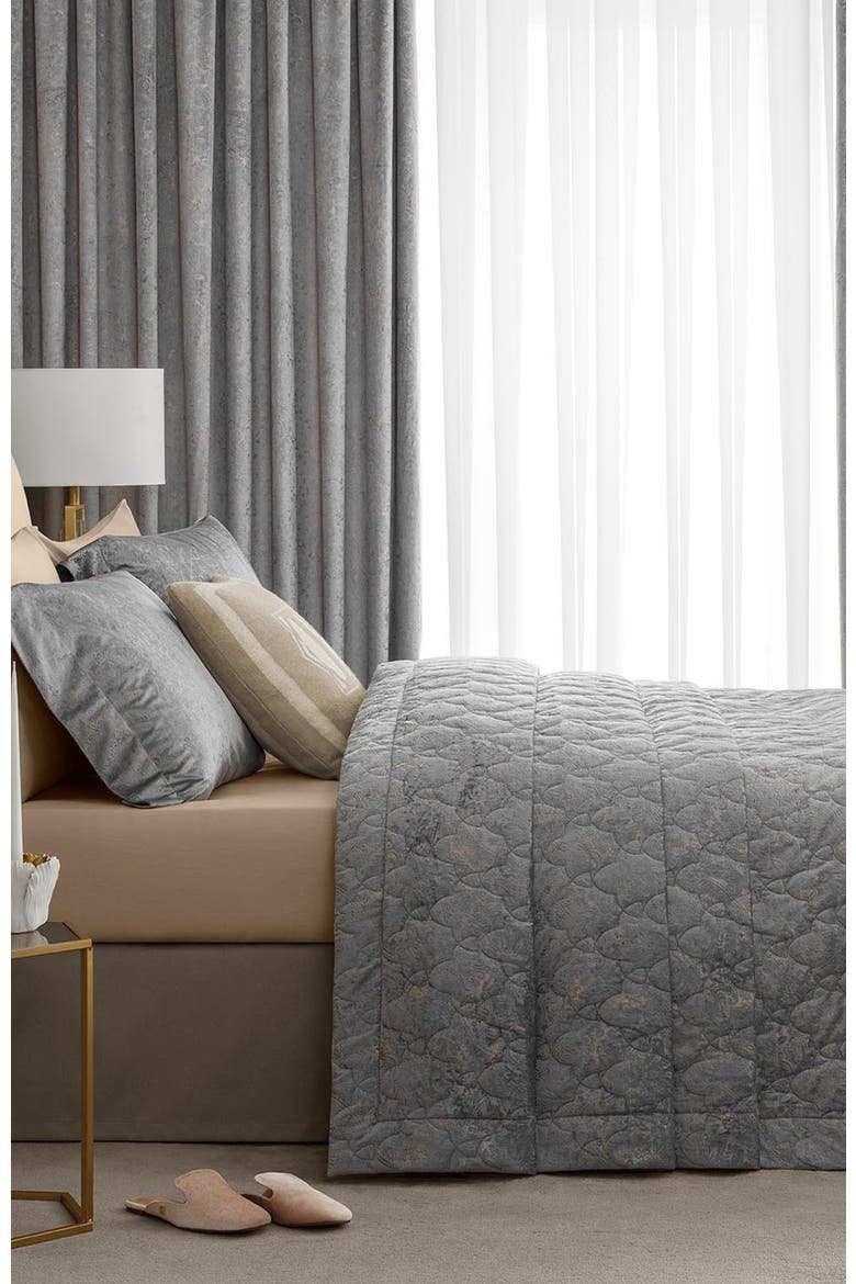 Caselli Bedcover, Alternate, color, Grey