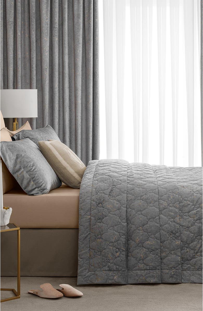 Togas Caselli Bedcover, Alternate, color, Grey