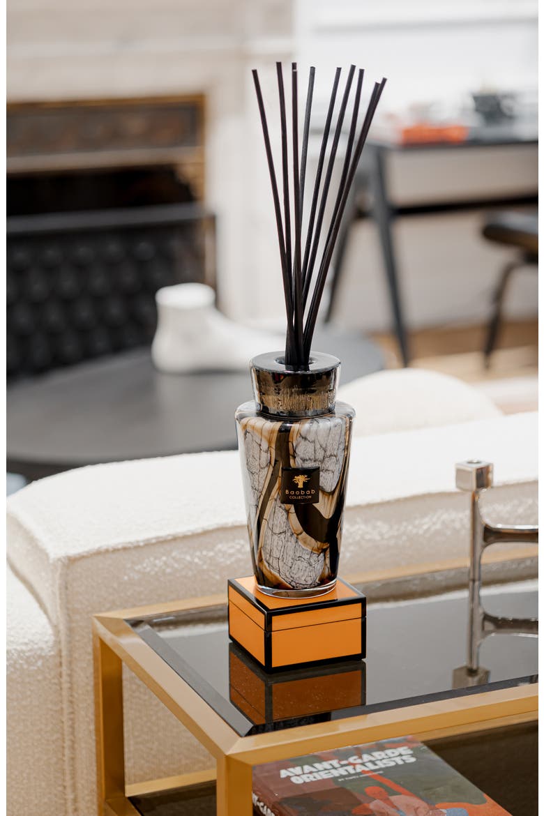 Totem Stones Marble Large Luxury Fragrance Diffuser, Alternate, color, BLACK/ BEIGE/ WHITE