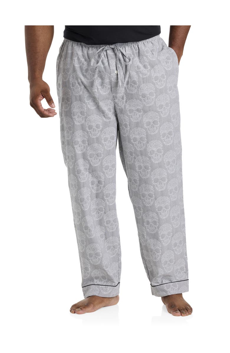 Robert Graham DXL Big & Tall  Skull Patterned Lounge Pants, Main, color, 