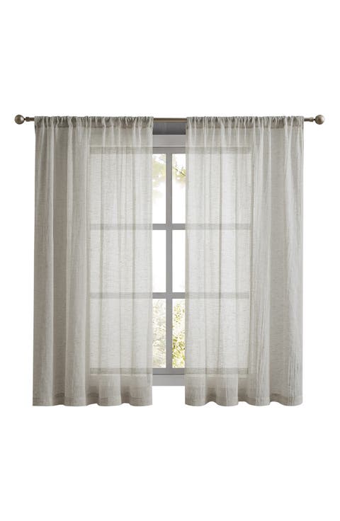 Charter Crushed Set of 2 Curtain Panels