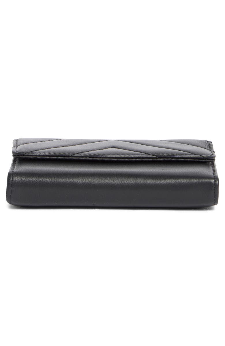 MUNDI SMALL LEATHER GOODS Quilted Trifold Leather Wallet, Alternate, color, 