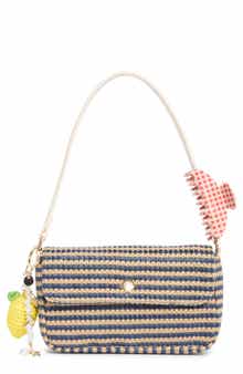 Madden Girl Straw Shoulder Bag