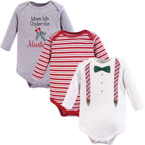 3Pk Long Sleeve Bodysuits (Baby)