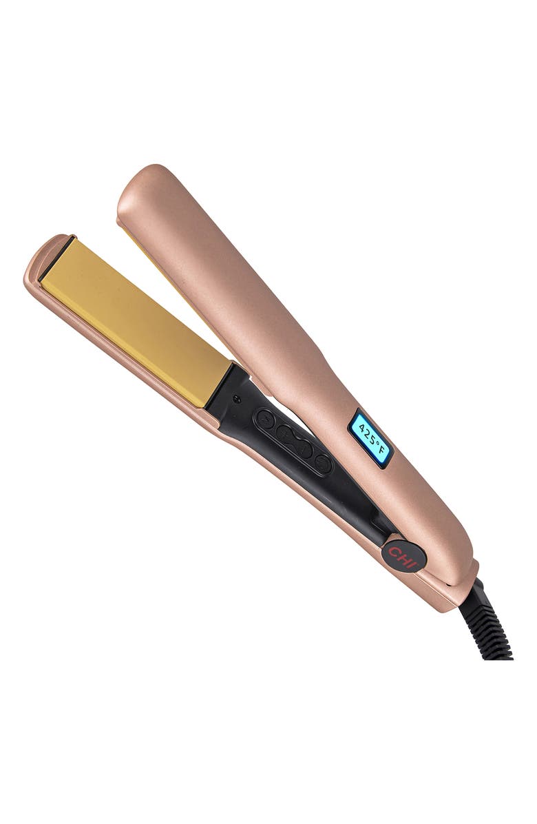 CHI Original Digital 1.25-Inch Ceramic Hairstyling Iron in Rose Gold, Main, color, 