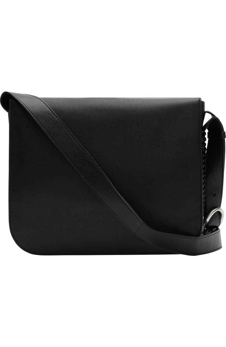 Burberry Tavistock Messenger Bag, Alternate, color, Black