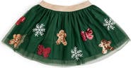 Sweet Wink Gingerbread Joy Sequin Christmas Tutu