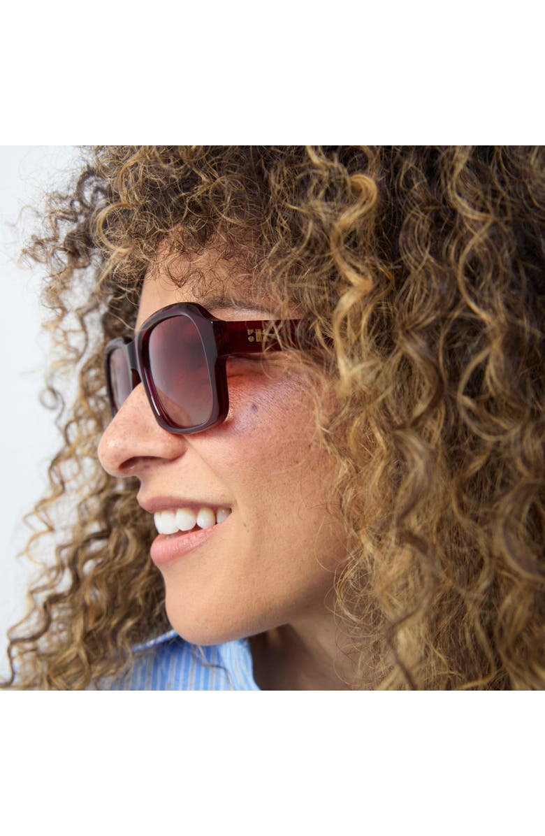 French Kiwis Eyewear Colin Sunglasses, Alternate, color, Black