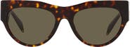 Versace 56mm Cat Eye Sunglasses