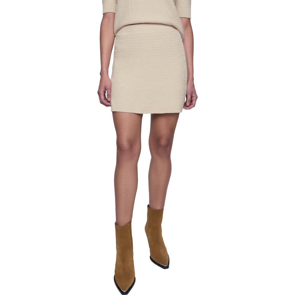 Rebecca Minkoff Alai Mini Skirt In Chalk