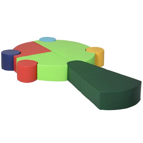 Qaba 10-Piece Rearrangeable Foam Playset, Toddler Educational Toy in Multi-Colored  product