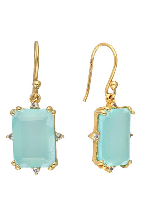 Chalcedony Drop Earrings