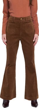 ELLE Collection Wide Leg Corduroy Jean Pants