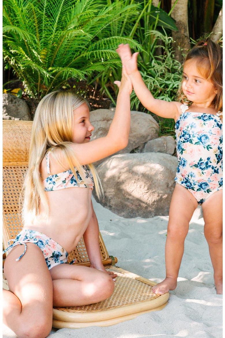 Kids' Winnie Flower One-Piece Swimsuit, Alternate, color, BLOSSOM