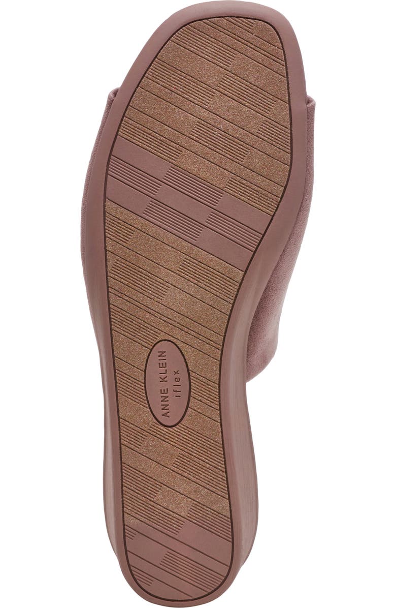 Anne Klein Wishful Wedge Slide Sandal, Alternate, color, Taupe