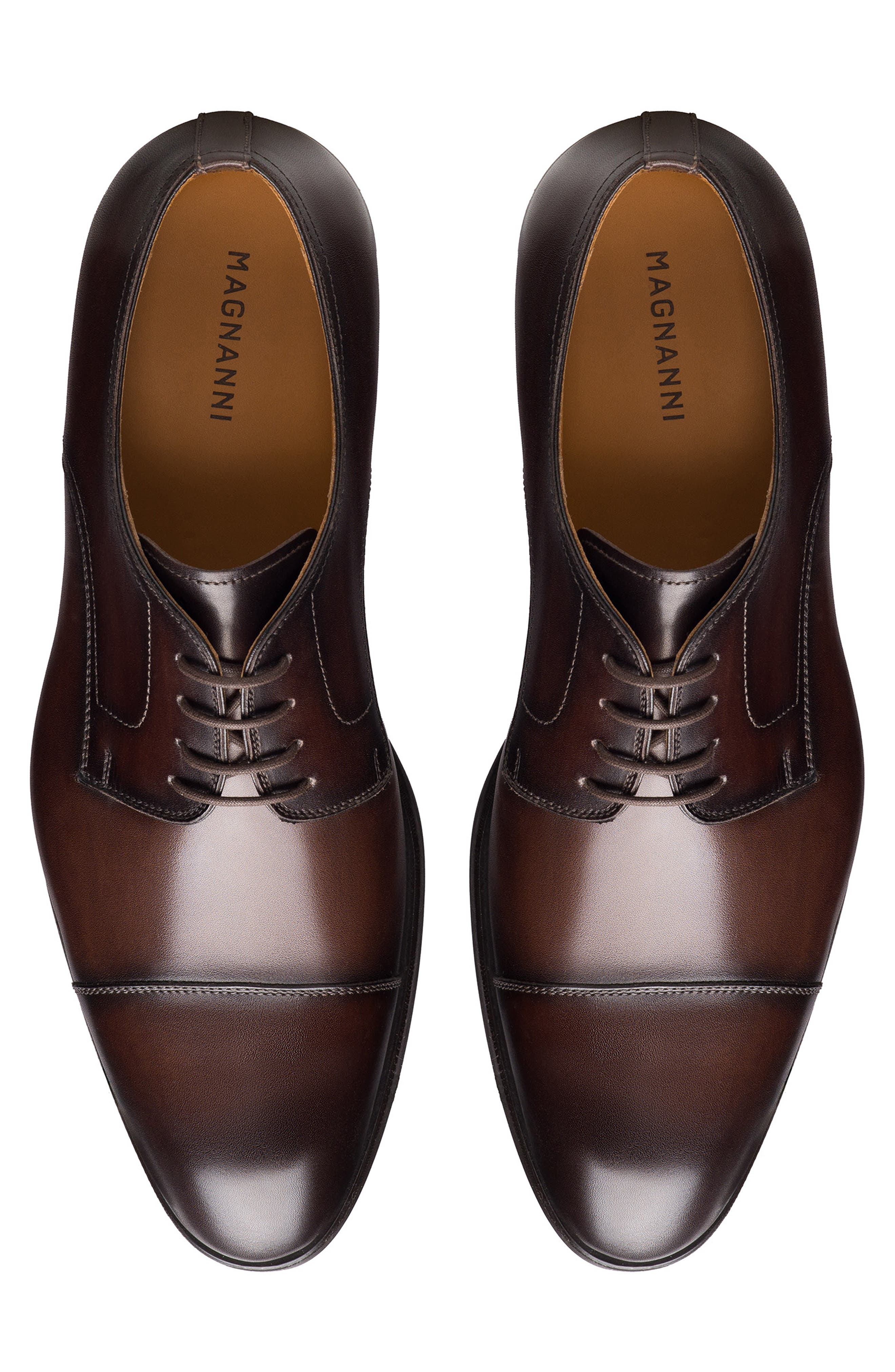 Mavid Cap Toe Derby, Alternate, color, BROWN