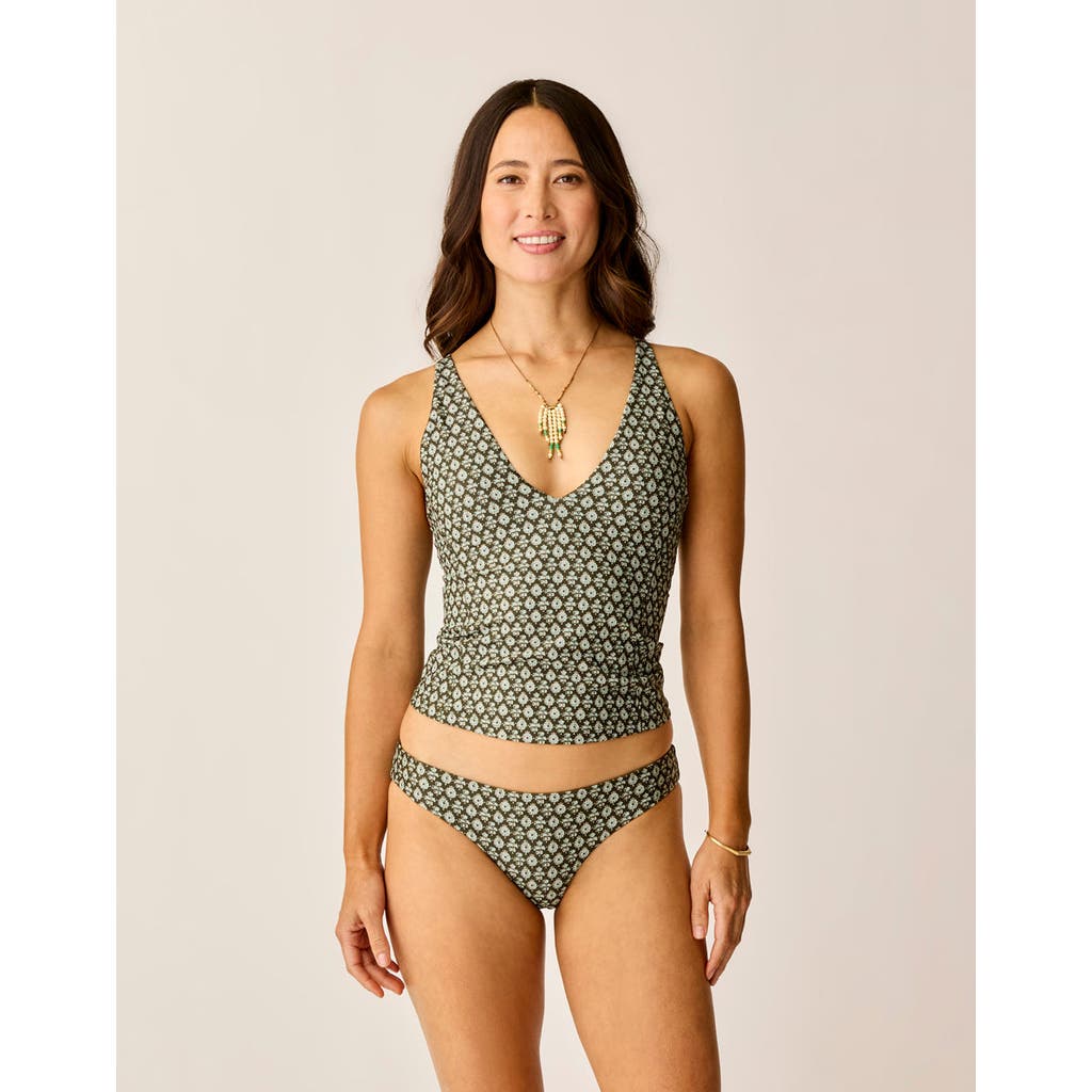 Carve Designs Serenity Compression Tankini In Gray