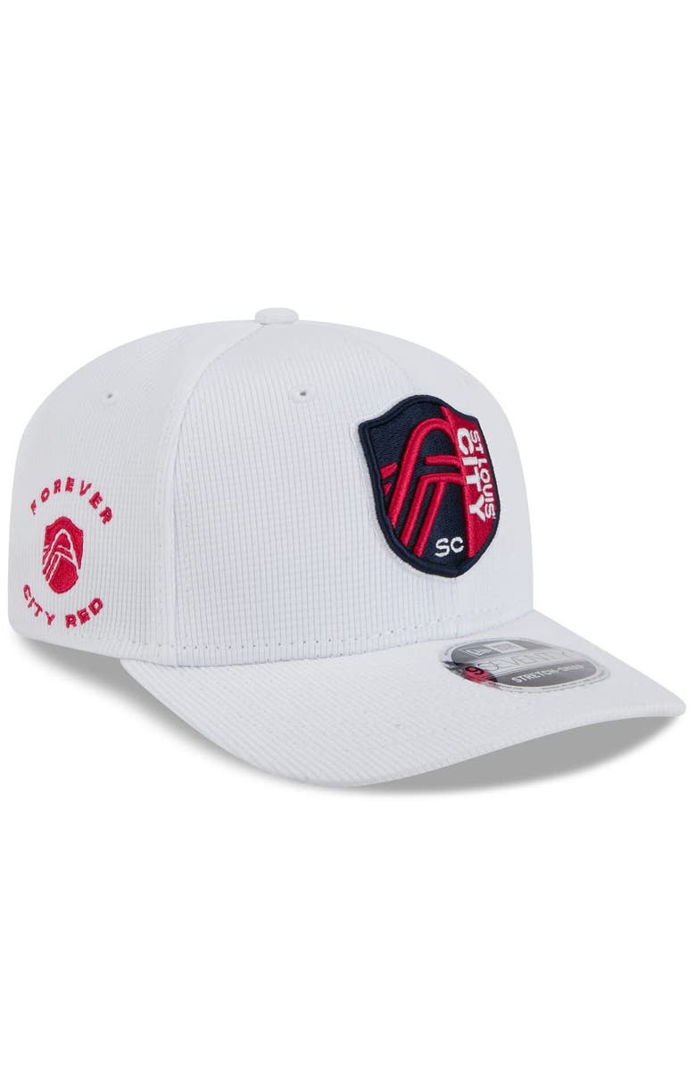 New Era Men's New Era White St. Louis City SC 2025 Jersey Hook 9SEVENTY Stretch-Snap Hat, Main, color,