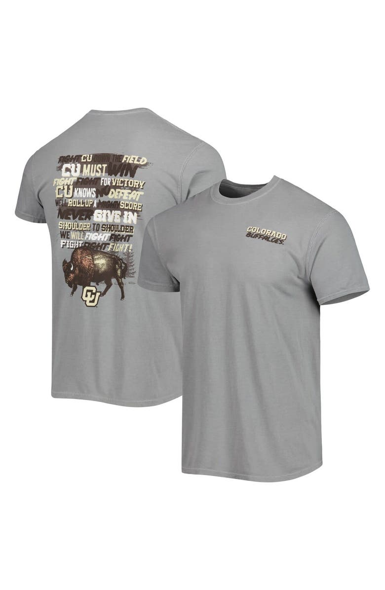 IMAGE ONE Men's Gray Colorado Buffaloes Hyperlocal T-Shirt, Main, color, Gray