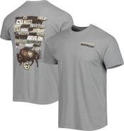 IMAGE ONE Men's Gray Colorado Buffaloes Hyperlocal T-Shirt