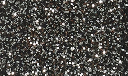 DRESS THE POPULATION DRESS THE POPULATION MISCHA SEQUIN SIDE SLIT LONG SLEEVE GOWN