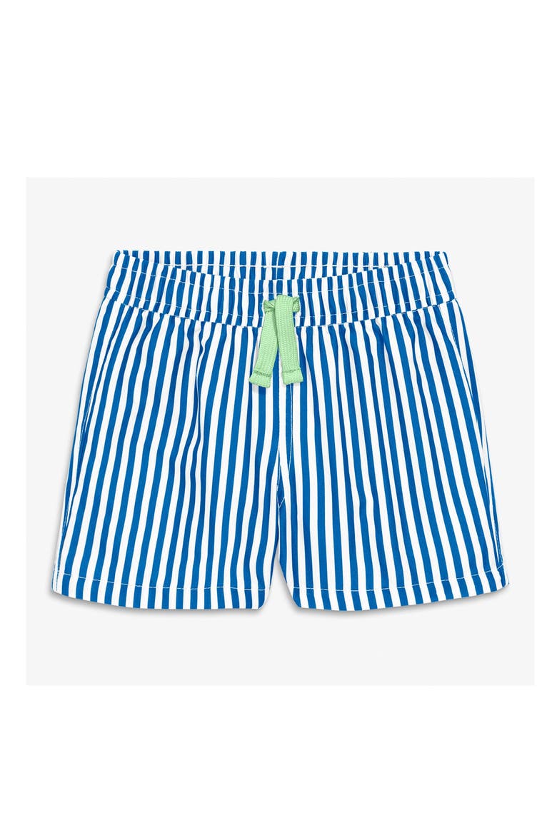 Baby Swim Trunk In Stripe, Main, color, Blueberry White Stripe