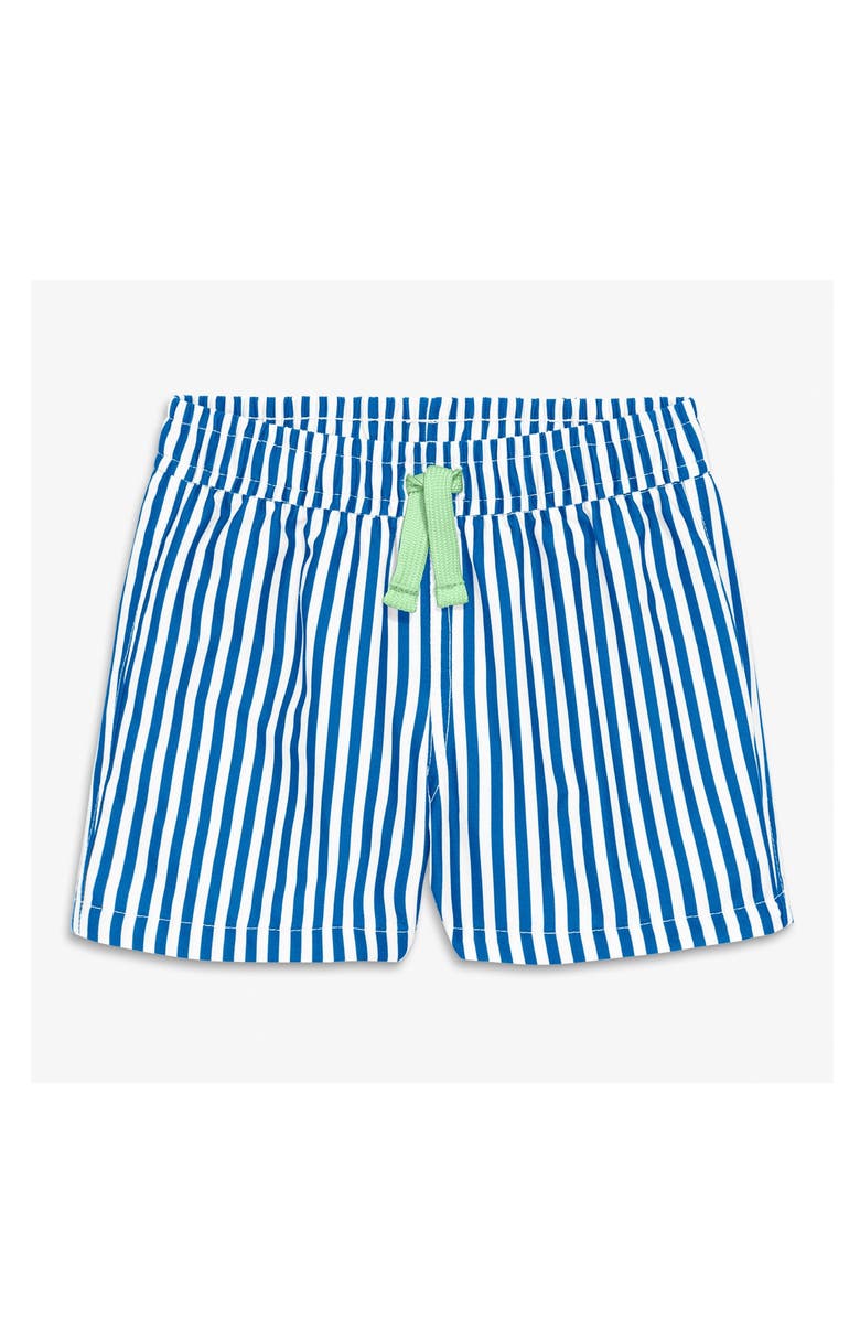 Primary Baby Swim Trunk In Stripe, Alternate, color, Blueberry White Stripe