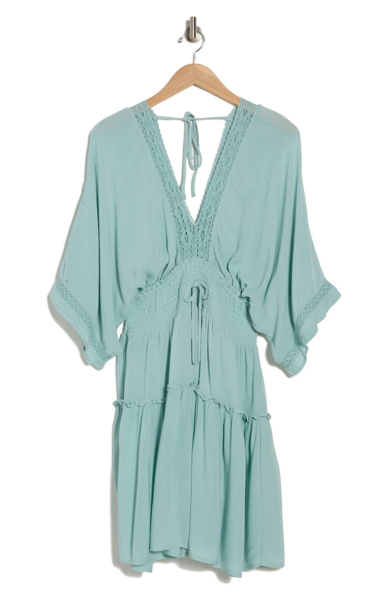 Lovestitch Lace Boho Minidress, Alternate, color, 