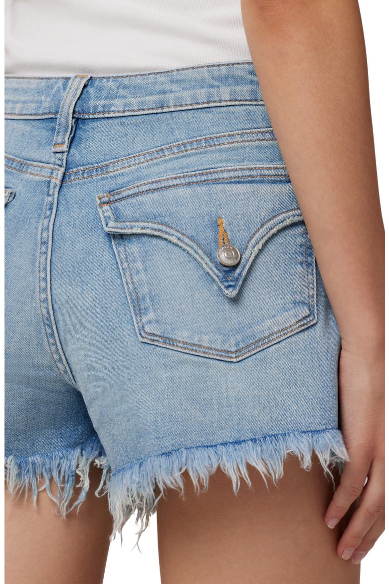 Jeans Croxley High Waist Distressed Denim Cutoff Shorts, Alternate, color, MOTION