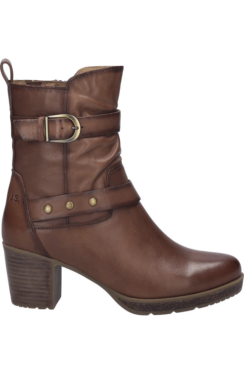 Josef Seibel Gloria 07 Platform Bootie, Alternate, color, Cognac