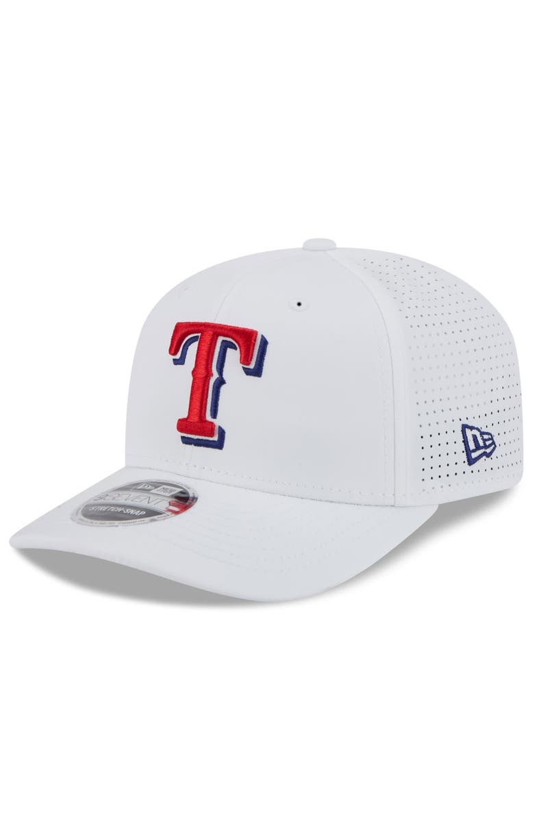 New Era Men's New Era  White Texas Rangers 2025 Spring Training 9SEVENTY COOLERA Stretch-Snap Hat, Main, color, 