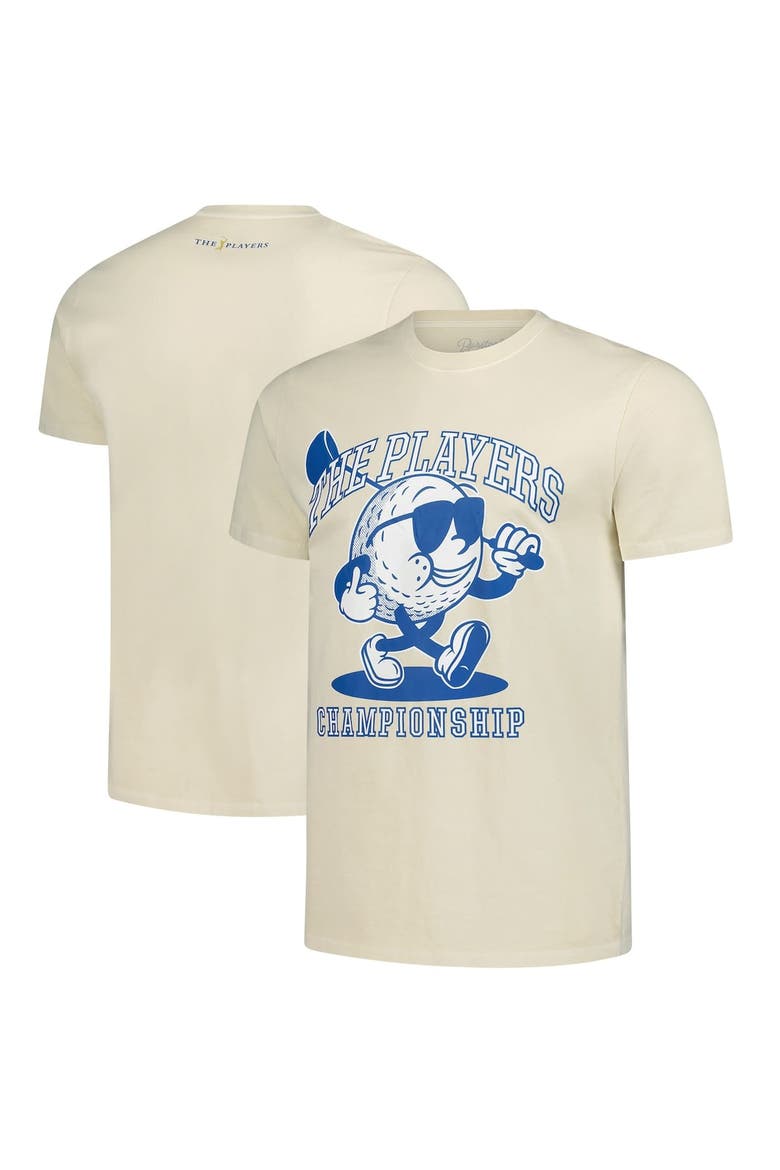 Men's Barstool Golf  Tan THE PLAYERS Golf Ball Guy Garment Dyed T-Shirt, Alternate, color, Tan
