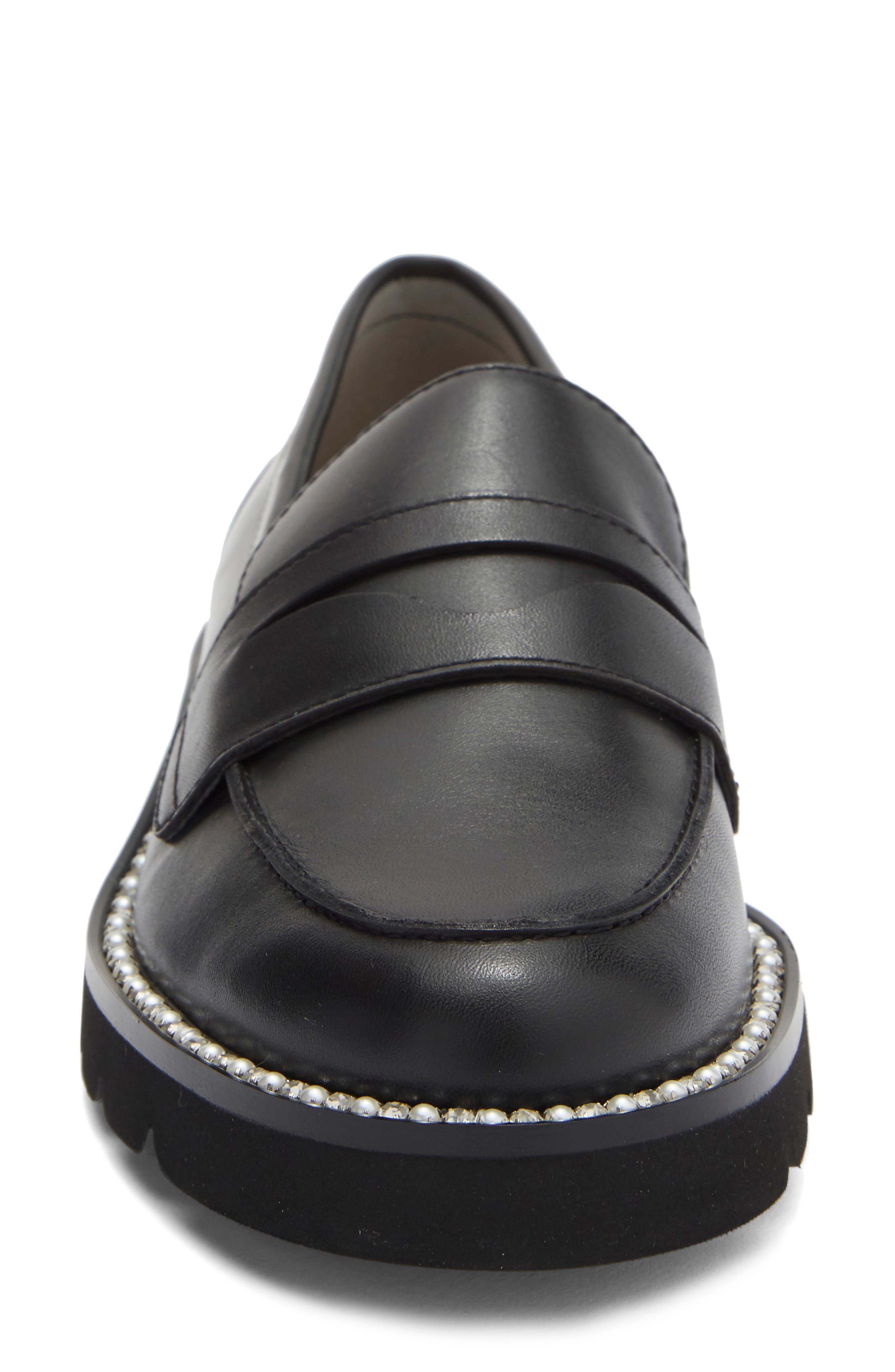 Monty Penny Loafer, Alternate, color, BLACK