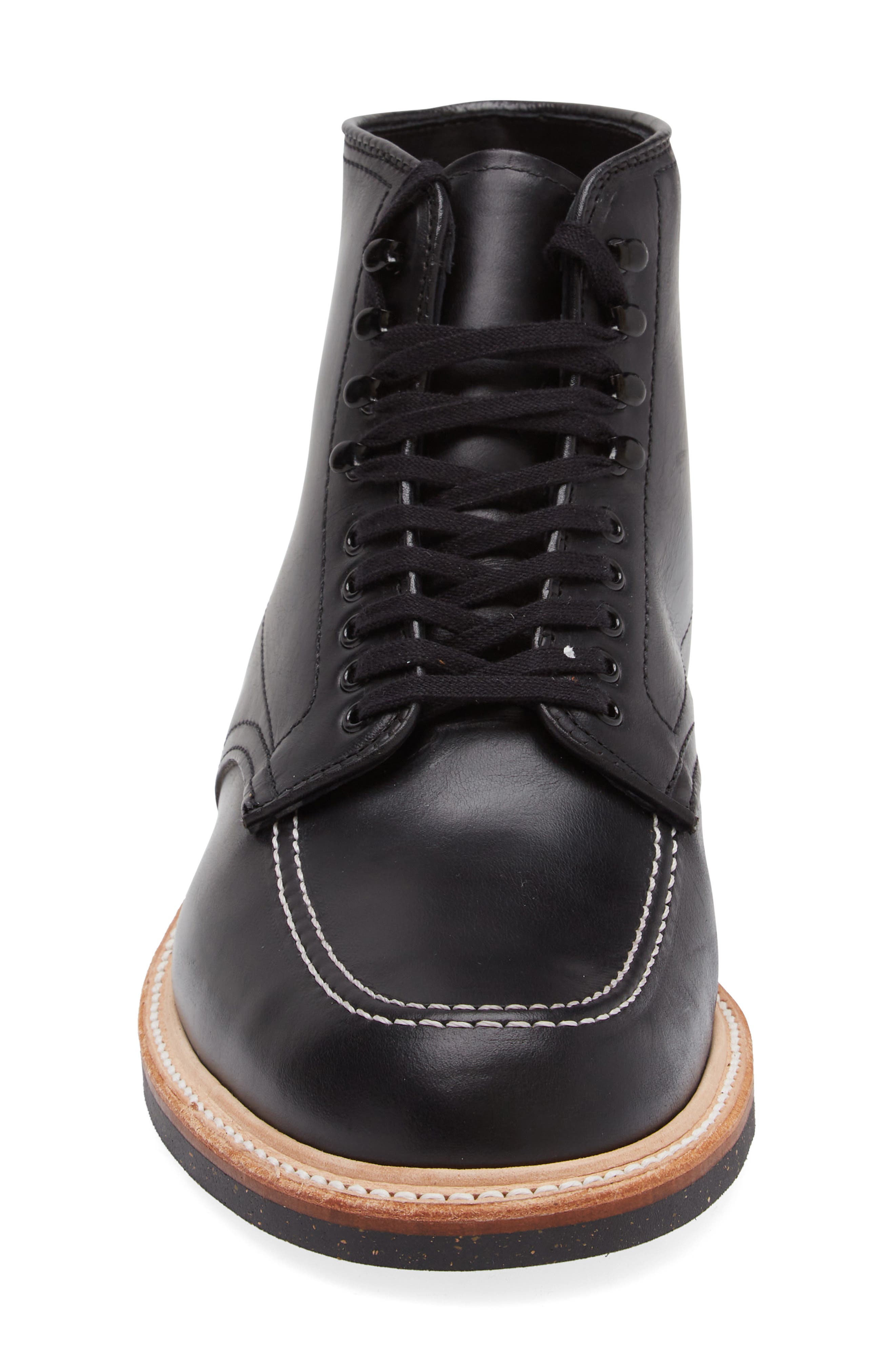 Alden Leather Workboot, Alternate, color, Black