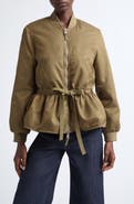Cinq à Sept Valerina Peplum Coat