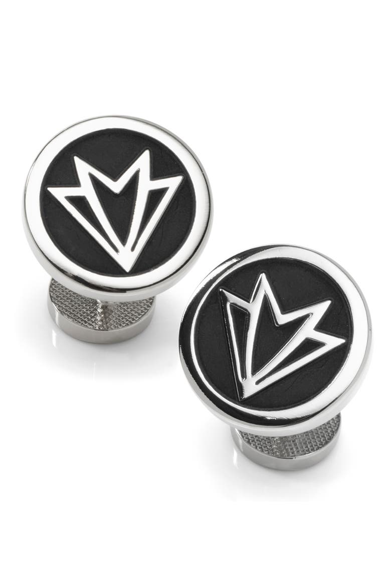 Falcon Cuff Links, Main, color, SILVER