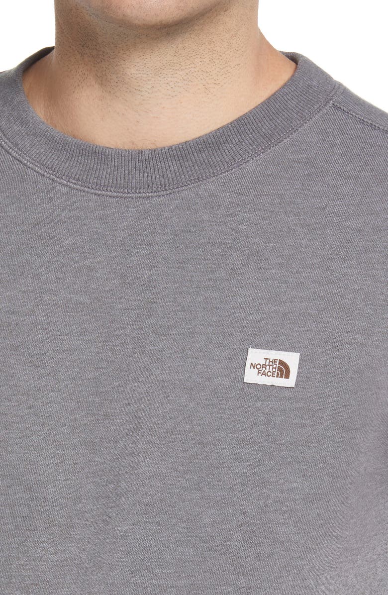 The North Face Heritage Patch Crewneck Sweatshirt, Alternate, color,