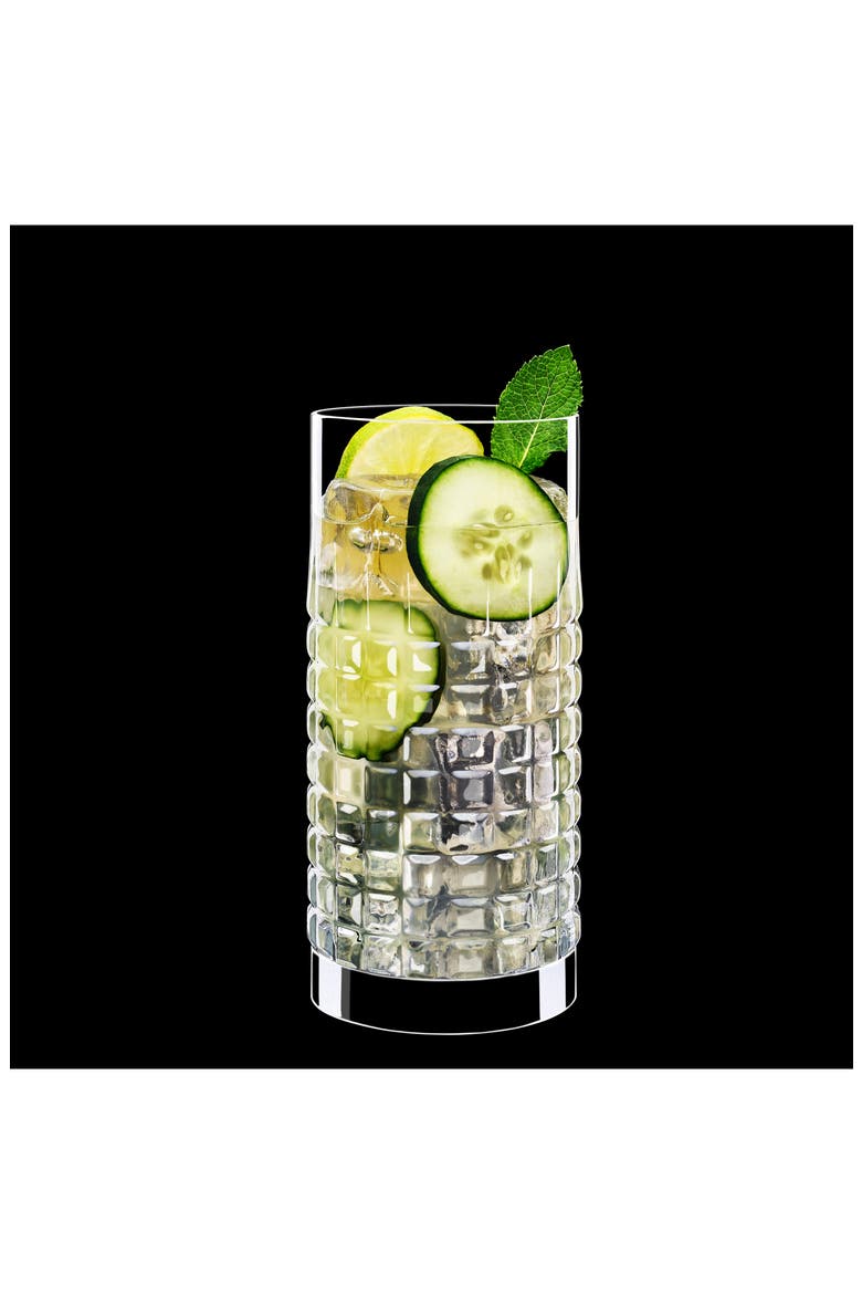 Mixology Elixir Set of 4 Glasses, Alternate, color, CLEAR