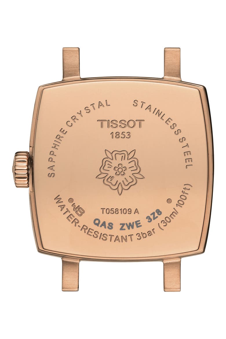 Lovely Wild Diamond Leather Strap Watch, 20mm, Alternate, color, BEIGE