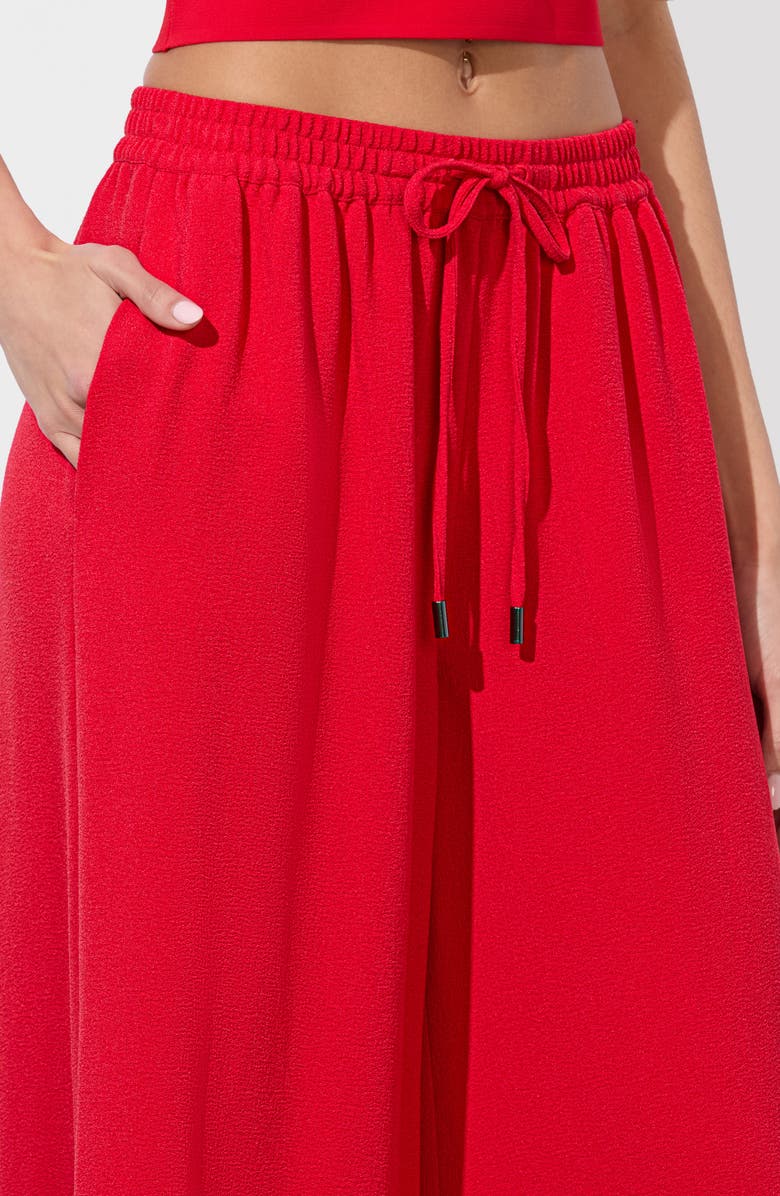 Alice + Olivia Ojai Ultra Wide Leg Pants, Alternate, color, Bright Ruby